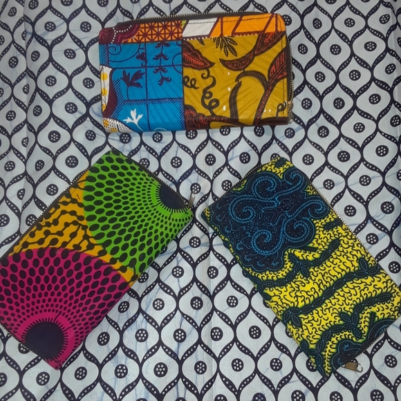 NEW- 3 Handmade Wallets ( Size-4 1/2 ×8 in) - Picture 6 of 8